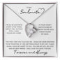 To My Soulmate | I Will Love You Until The End - Forever Love Necklace