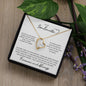 To My Soulmate | I Will Love You Until The End - Forever Love Necklace